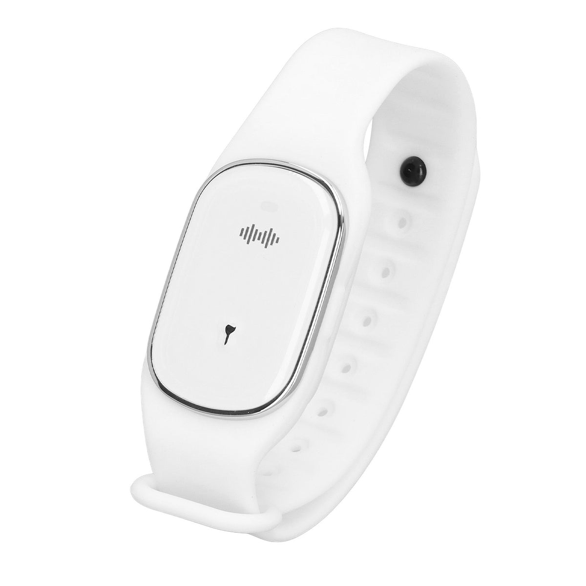 Mosquito Repellent Bracelet Outdoor Ultrasonic USB Charging Anti Mosquito Wristband for Kids Pregnant Woman White