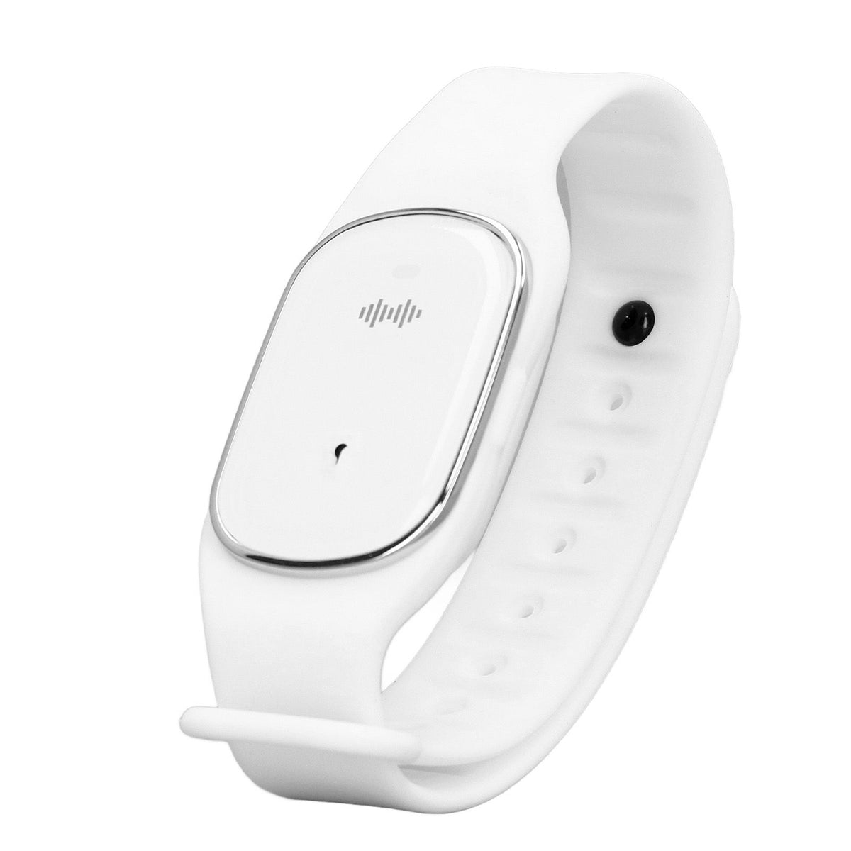 Mosquito Repellent Bracelet Outdoor Ultrasonic USB Charging Anti Mosquito Wristband for Kids Pregnant Woman White