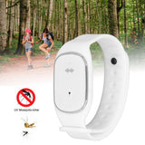 Mosquito Repellent Bracelet Outdoor Ultrasonic USB Charging Anti Mosquito Wristband for Kids Pregnant Woman White - Extra Image