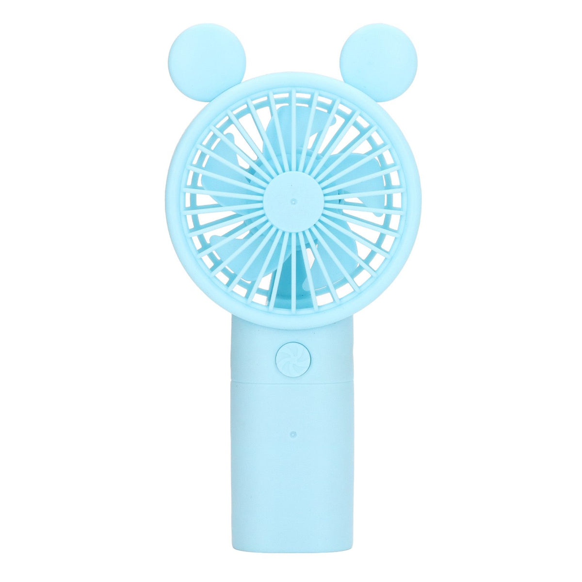 Mini Handheld Fan USB 1200mAh Battery Dual Drive Portable Handheld Fan Electric Small Fan Blue