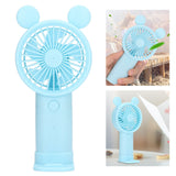 Mini Handheld Fan USB 1200mAh Battery Dual Drive Portable Handheld Fan Electric Small Fan Blue - Extra Image