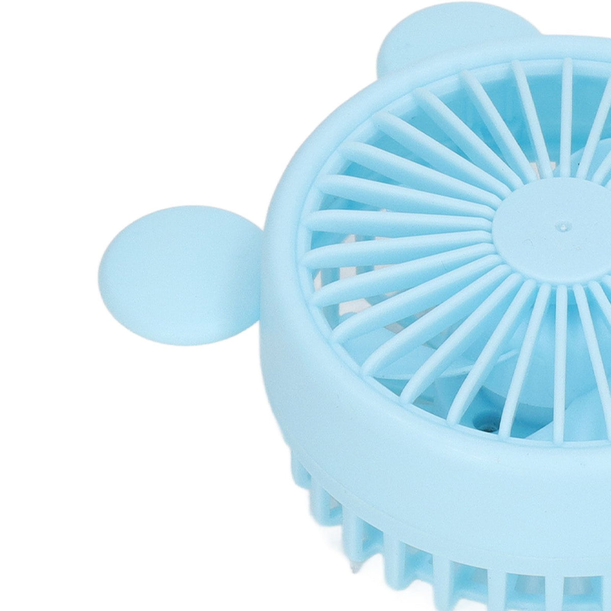Mini Handheld Fan USB 1200mAh Battery Dual Drive Portable Handheld Fan Electric Small Fan Blue
