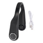 Hanging Neck Fan 3 Modes USB Charging 3600mAh Battery Adjustable Angle Mute Design Face Fan for Home Office Travel Black