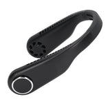 Hanging Neck Fan 3 Modes USB Charging 3600mAh Battery Adjustable Angle Mute Design Face Fan for Home Office Travel Black