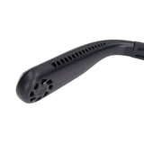 Hanging Neck Fan 3 Modes USB Charging 3600mAh Battery Adjustable Angle Mute Design Face Fan for Home Office Travel Black