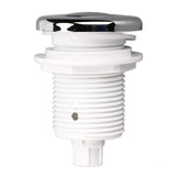 Garbage Disposal Sink Top Air Pressure Start Button Waterproof Pushbutton Switch for Bathtubs Swimming Pools - Front View
