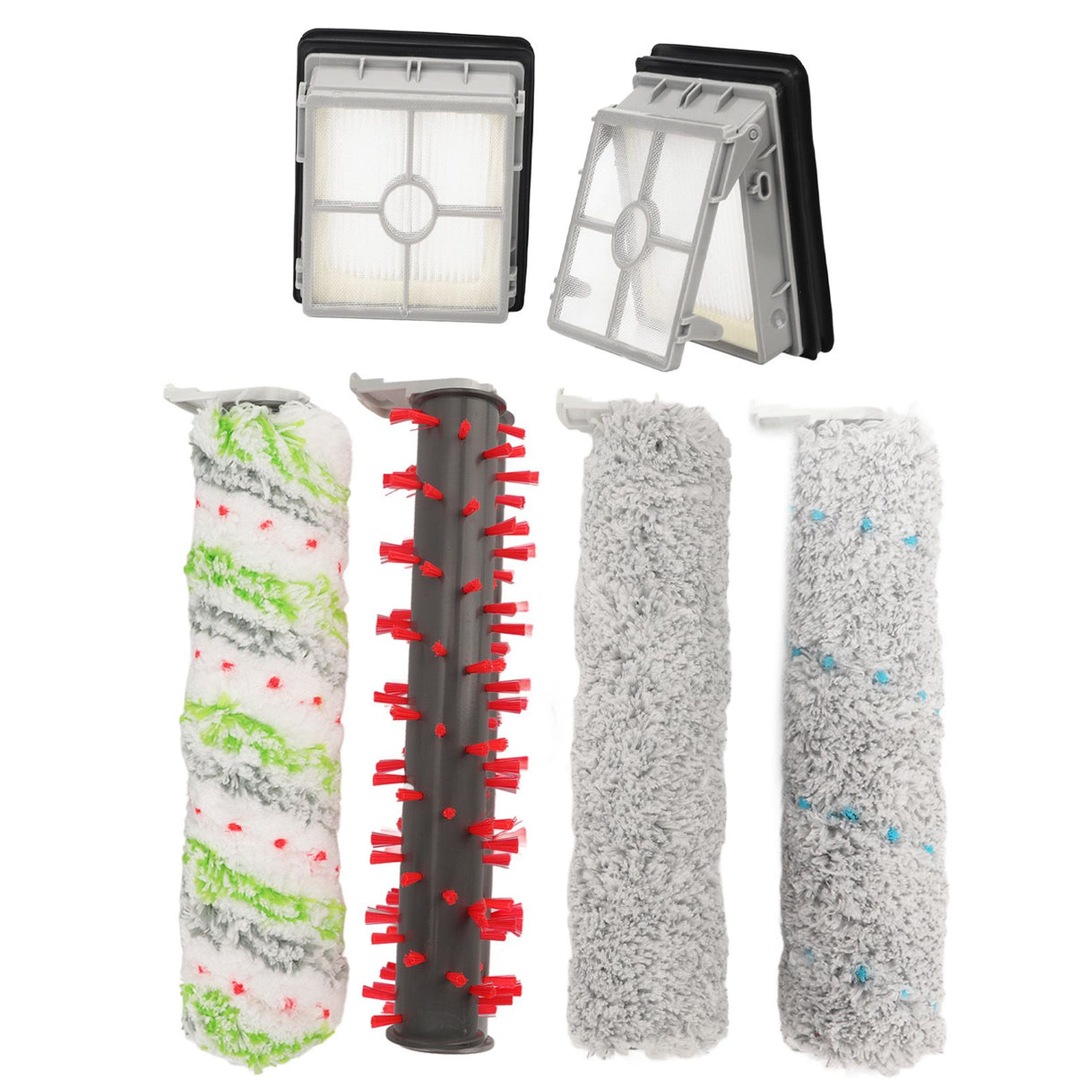 Replacement Brush Roller and Filter Multifunctional Clean Accessories for Bissell X7 3350F 2832Z 2955Z 4th Generation Vacuum Cleaner