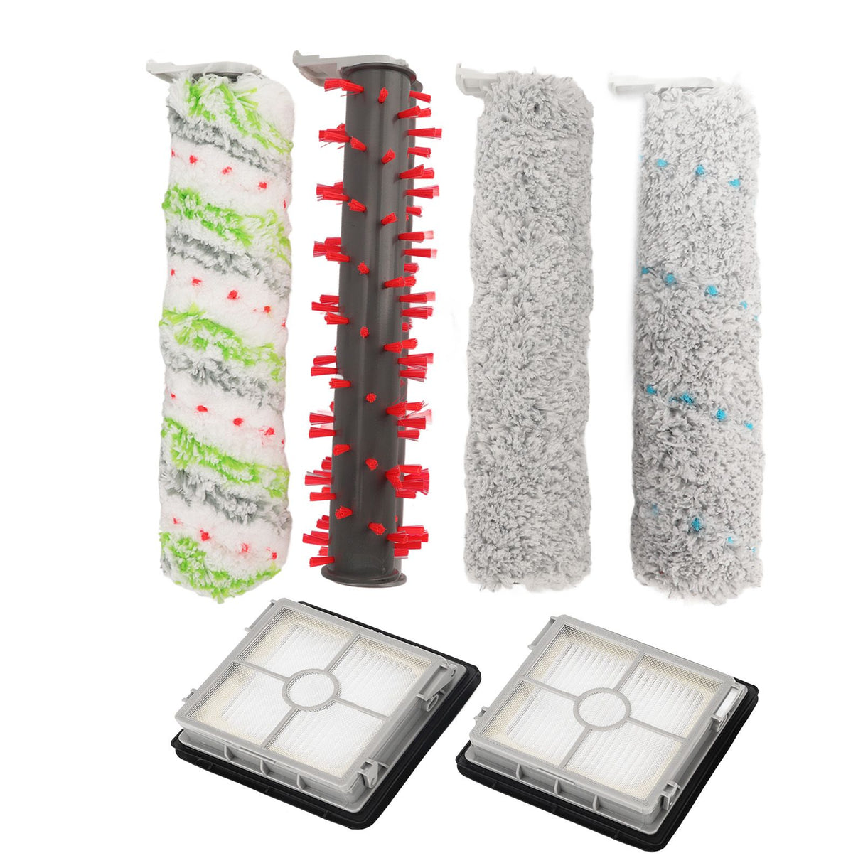 Replacement Brush Roller and Filter Multifunctional Clean Accessories for Bissell X7 3350F 2832Z 2955Z 4th Generation Vacuum Cleaner