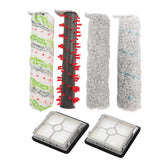 Replacement Brush Roller and Filter Multifunctional Clean Accessories for Bissell X7 3350F 2832Z 2955Z 4th Generation Vacuum Cleaner - Top-Down View