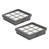 2pcs High Efficiency Particulate Air Filter Replacement Set Dustproof Vacuum Scrubber Filter for BISSELL - Top-Down View