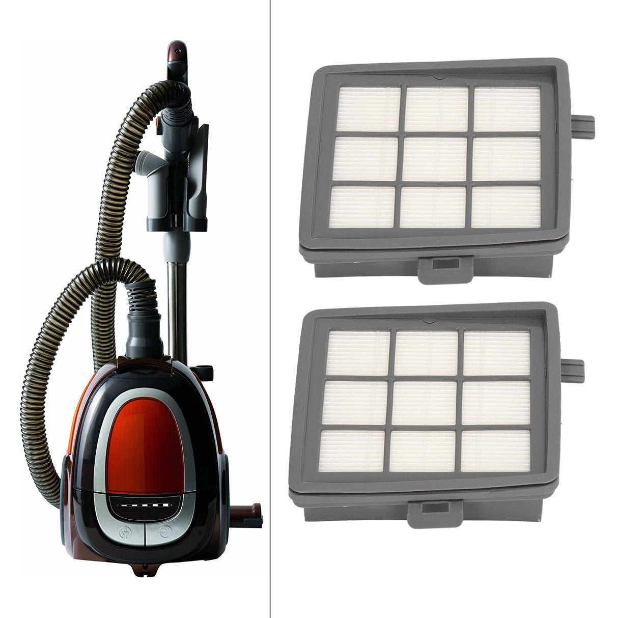 2pcs High Efficiency Particulate Air Filter Replacement Set Dustproof Vacuum Scrubber Filter for BISSELL