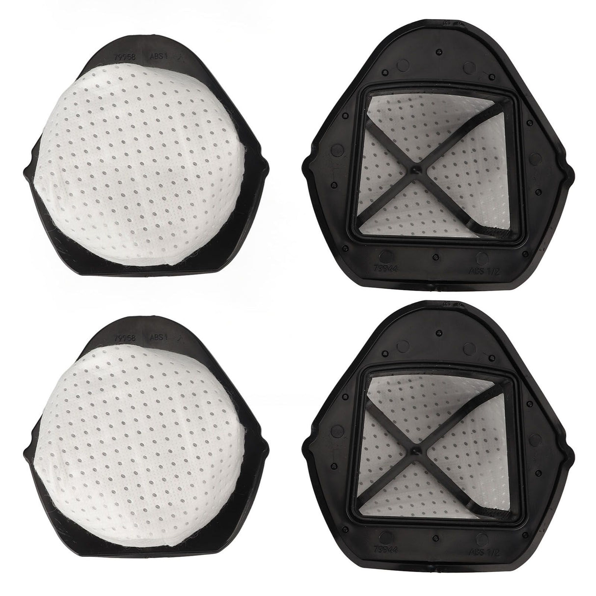 4pcs Handheld Vacuum Cleaner Filter High Strength Efficient Dust Cup Filter for XSB726N SV75 SV70 SV726