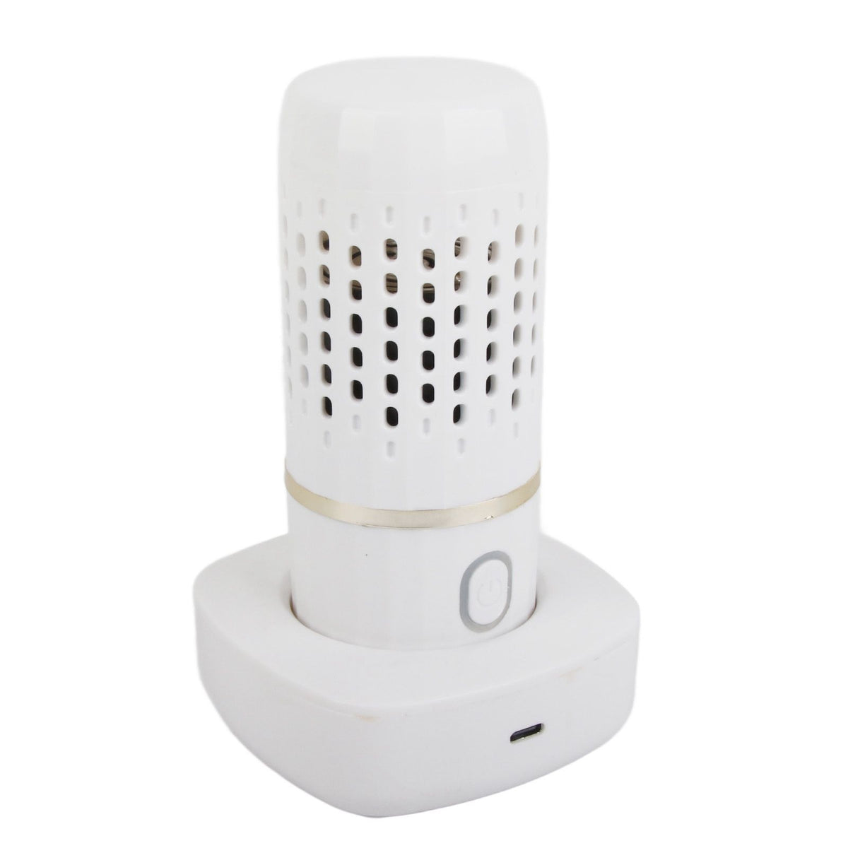 Vegetable Washing Machine Multifunction Wireless USB Charging Auto Capsule Fruit Purifier for Kitchen White