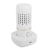 Vegetable Washing Machine Multifunction Wireless USB Charging Auto Capsule Fruit Purifier for Kitchen White - Side View