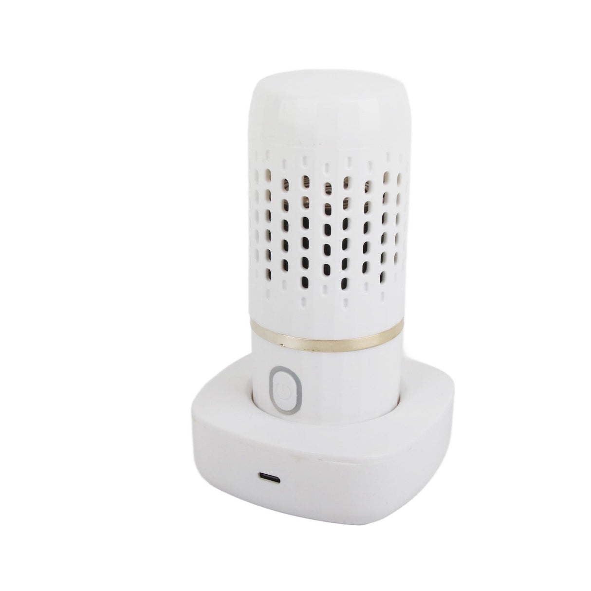 Vegetable Washing Machine Multifunction Wireless USB Charging Auto Capsule Fruit Purifier for Kitchen White