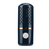 Vegetable Washing Machine Multifunction Wireless USB Charging Auto Capsule Fruit Purifier for Kitchen Blue
