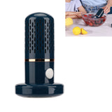 Vegetable Washing Machine Multifunction Wireless USB Charging Auto Capsule Fruit Purifier for Kitchen Blue - Extra Image