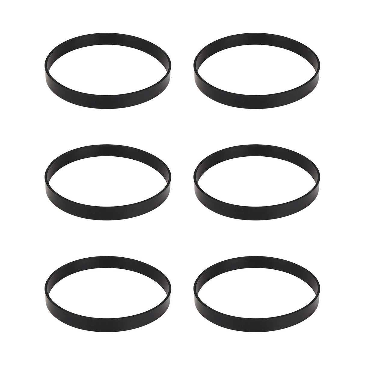 6pcs Vacuum Cleaner Belt Rubber High Strength Vacuum Belt Replacement for Bissell 7 9 10 12 14