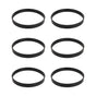 6pcs Vacuum Cleaner Belt Rubber High Strength Vacuum Belt Replacement for Bissell 7 9 10 12 14
