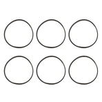 6pcs Vacuum Cleaner Belt Rubber High Strength Vacuum Belt Replacement for Bissell 7 9 10 12 14