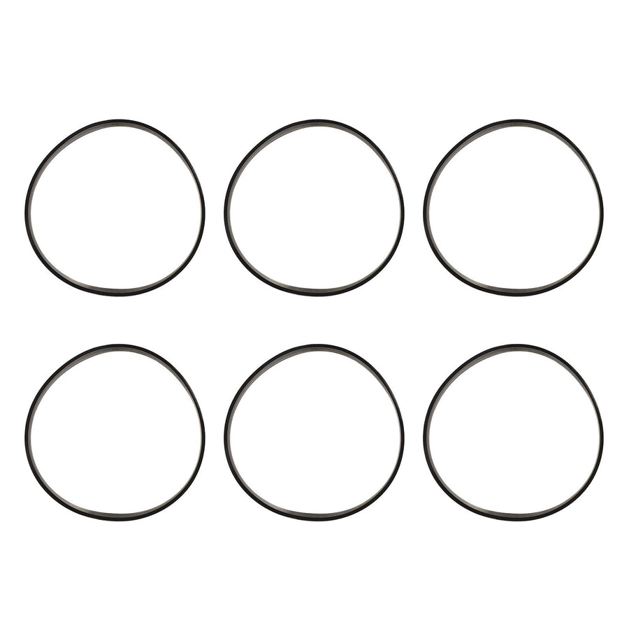 6pcs Vacuum Cleaner Belt Rubber High Strength Vacuum Belt Replacement for Bissell 7 9 10 12 14