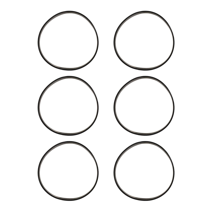 6pcs Vacuum Cleaner Belt Rubber High Strength Vacuum Belt Replacement for Bissell 7 9 10 12 14
