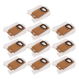 10Pcs Dust Bag Replacement for Roborock H7 H6 Vacuum Cleaner Accessories Spare Parts - Top-Down View