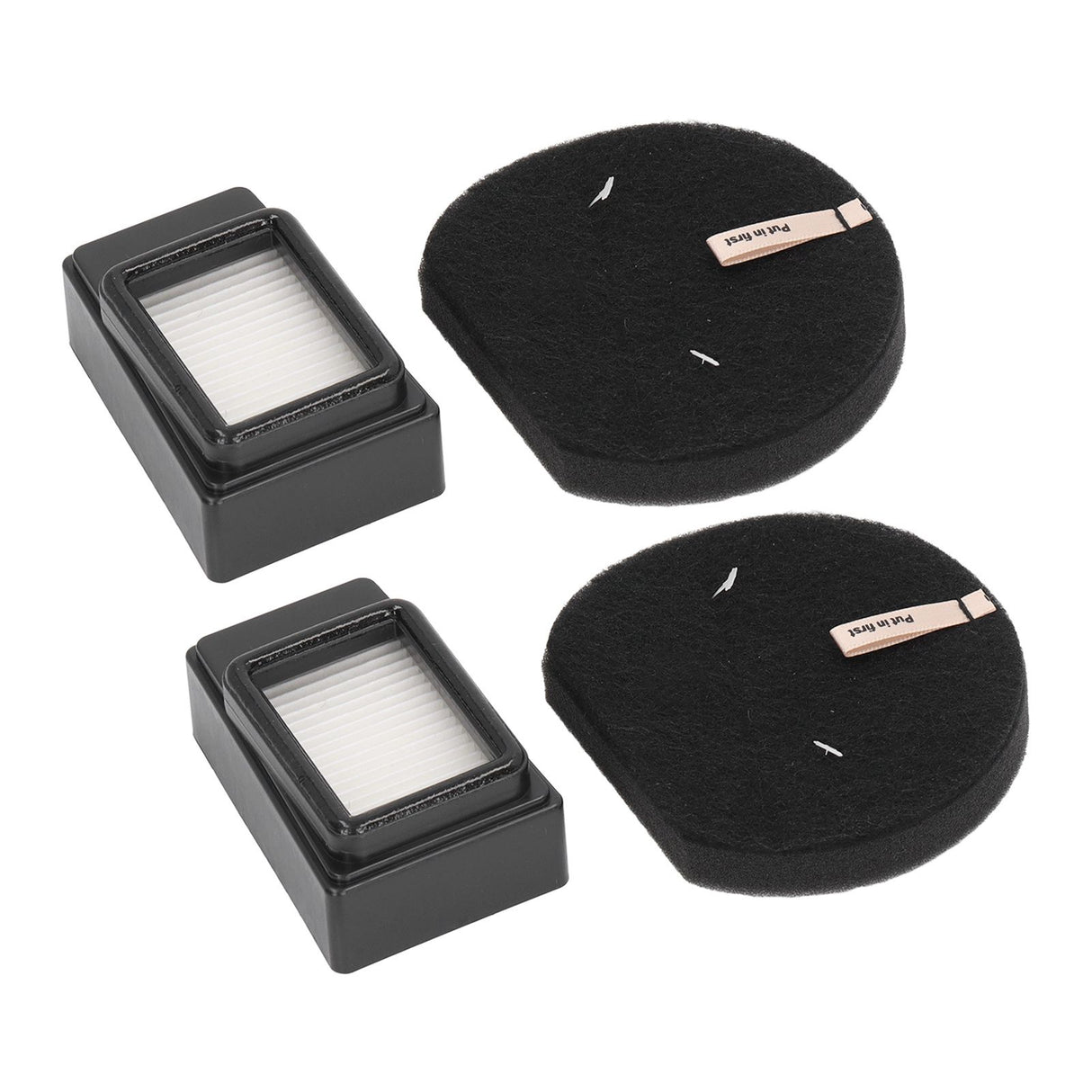 2 Sets Vacuum Cleaner Filter Set with Filter Cotton Replacement for Bissell ICON Pet 2792 1621427 621616 1621064