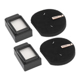 2 Sets Vacuum Cleaner Filter Set with Filter Cotton Replacement for Bissell ICON Pet 2792 1621427 621616 1621064 - Top-Down View