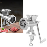 Meat Grinder Multifunctional Large Heavy Duty Home Aluminum Alloy Manual Meat Grinder Hand Crank Meat Sausage Filler - Extra Image