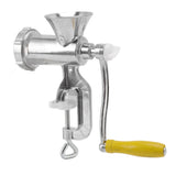 Meat Grinder Small Aluminum Alloy Composite Wood Incisive Blade Silver Manual Meat Stuffer Sausage Maker for Beef Pork
