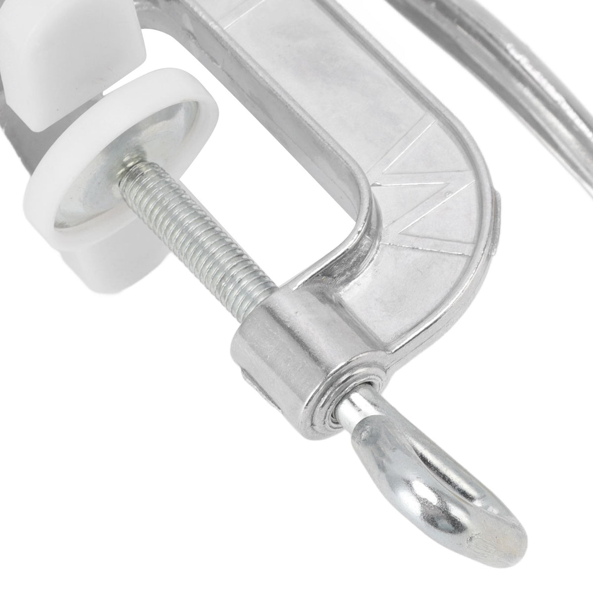 Meat Grinder Small Aluminum Alloy Composite Wood Incisive Blade Silver Manual Meat Stuffer Sausage Maker for Beef Pork