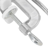 Meat Grinder Small Aluminum Alloy Composite Wood Incisive Blade Silver Manual Meat Stuffer Sausage Maker for Beef Pork