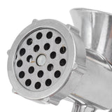 Meat Grinder Small Aluminum Alloy Composite Wood Incisive Blade Silver Manual Meat Stuffer Sausage Maker for Beef Pork