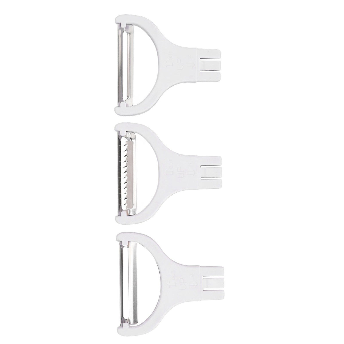 Electric Peeler Handheld USB Rechargeable Fruit Vegetables Peeler with 3 Cutter Heads for Home