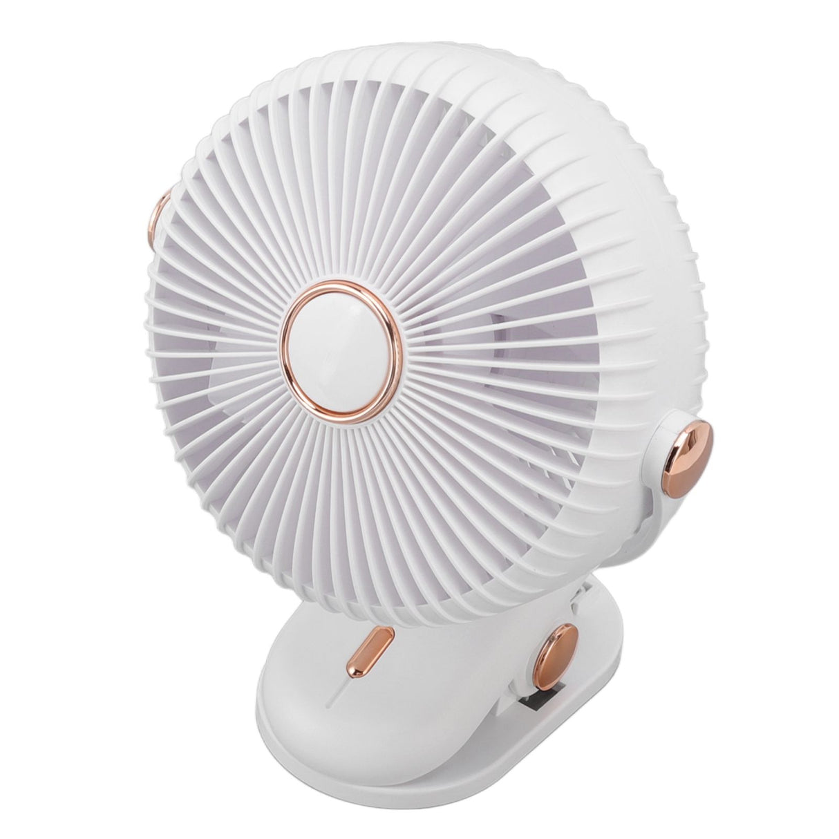 Desk Clip On Fan 3 Wind Speed Safe Design Compact Portable Desktop Fan Clip On Fan for Home Dorm Stroller White