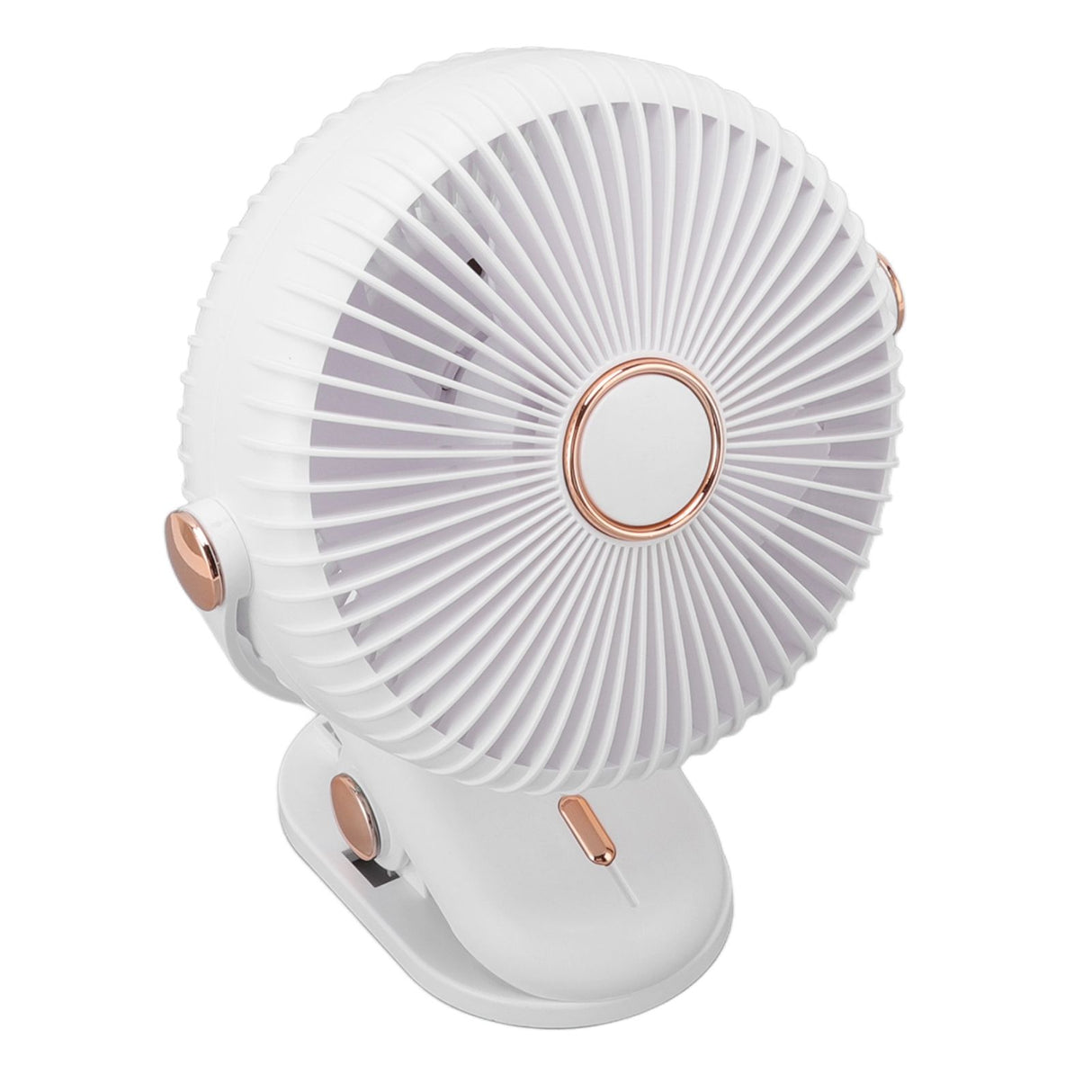 Desk Clip On Fan 3 Wind Speed Safe Design Compact Portable Desktop Fan Clip On Fan for Home Dorm Stroller White