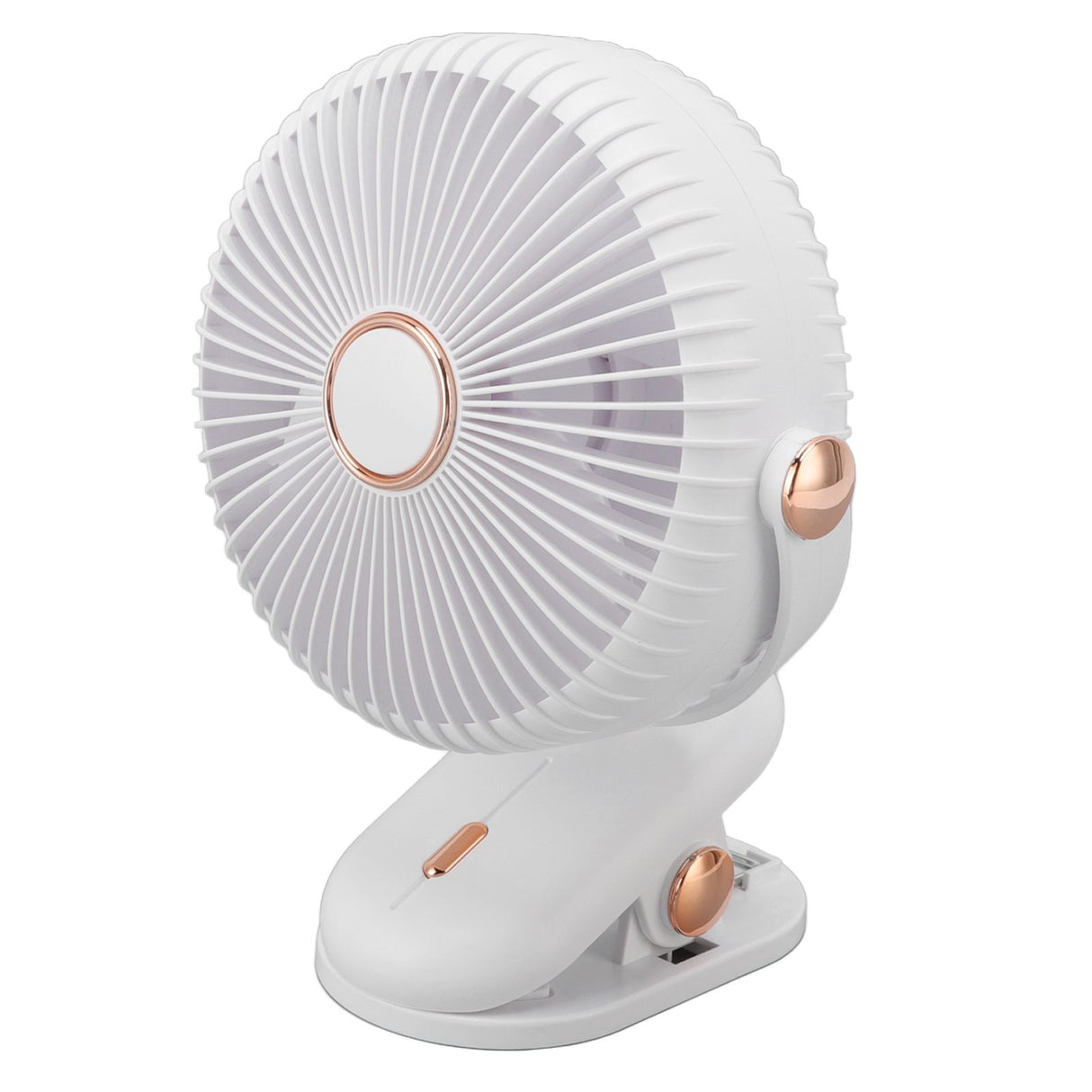 Desk Clip On Fan 3 Wind Speed Safe Design Compact Portable Desktop Fan Clip On Fan for Home Dorm Stroller White