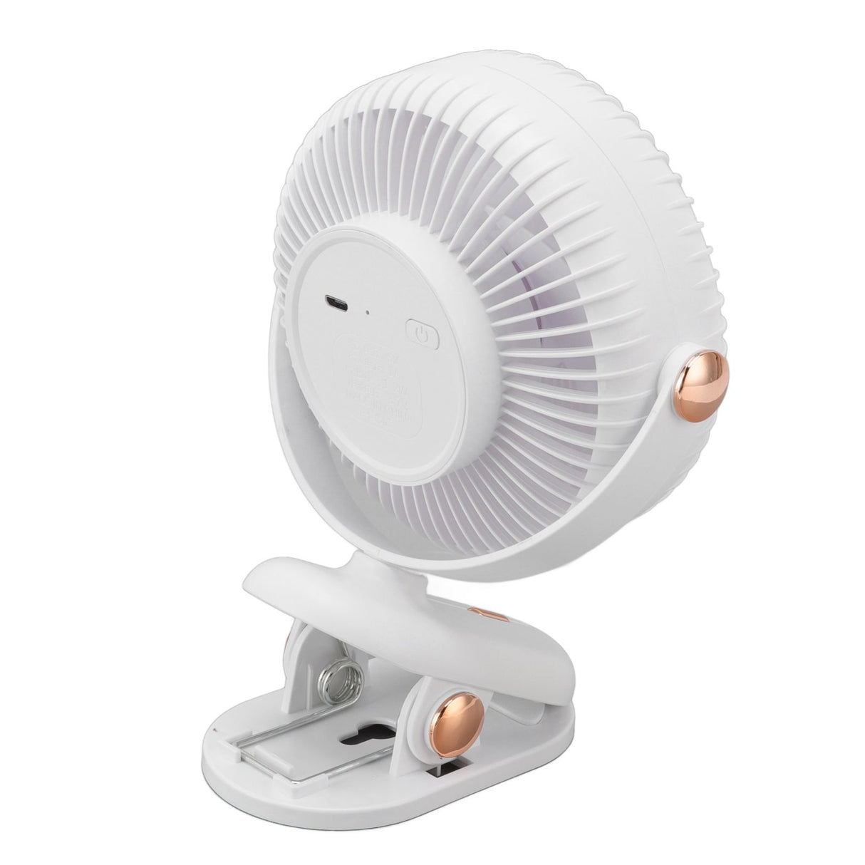 Desk Clip On Fan 3 Wind Speed Safe Design Compact Portable Desktop Fan Clip On Fan for Home Dorm Stroller White