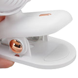 Desk Clip On Fan 3 Wind Speed Safe Design Compact Portable Desktop Fan Clip On Fan for Home Dorm Stroller White
