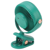 Desk Clip On Fan 3 Wind Speed Safe Design Compact Portable Desktop Fan Clip On Fan for Home Dorm Stroller Green