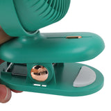 Desk Clip On Fan 3 Wind Speed Safe Design Compact Portable Desktop Fan Clip On Fan for Home Dorm Stroller Green