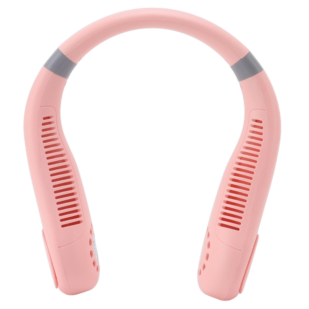 Bladeless Neck Fan Breathing Light 2400mah Rechargeable Hands Free Mini Neck Fan for Outdoor Travel Pink