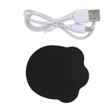 Hand Held Fan Portable USB Rechargeable Cute 3 Speed Wind Regulable ABS PC Battery Operated Fan for Travel Dark Blue - Extra Image