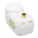 Train Air Humidifier Projector Cartoon Retro Charging Soft Light Desktop Humidifier Night Light for Bedroom Office White - Front View