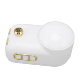 Train Air Humidifier Projector Cartoon Retro Charging Soft Light Desktop Humidifier Night Light for Bedroom Office White - Close-Up Angle