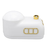 Train Air Humidifier Projector Cartoon Retro Charging Soft Light Desktop Humidifier Night Light for Bedroom Office White