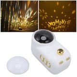 Train Air Humidifier Projector Cartoon Retro Charging Soft Light Desktop Humidifier Night Light for Bedroom Office White - Extra Image