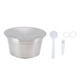 Stainless Steel Coffee Capsule Kit Reusable Filter Gasket Brush Spoon Powder Pressing Plate for EDG DG325