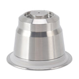 Refillable Coffee Pod Reusable Cafe Capsule Filter Stainless Steel for Maker Machine - Close-Up Angle